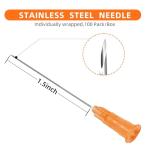 100 Pack 3ml Disposable Syringes with Needles