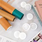 Taiyin 100-Pack White Plastic End Caps for Tubes