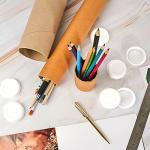 Taiyin 100-Pack White Plastic End Caps for Tubes