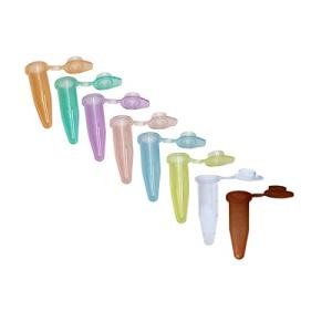 100 Pack Microcentrifuge Tubes with Snap Caps