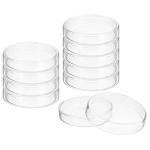 PATIKIL 90mm Borosilicate Glass Petri Dishes, 10 Pack