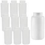 ZYNXTAR 10-Pack Wide Mouth Plastic Sample Bottles