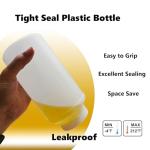 ZYNXTAR 10-Pack Wide Mouth Plastic Sample Bottles