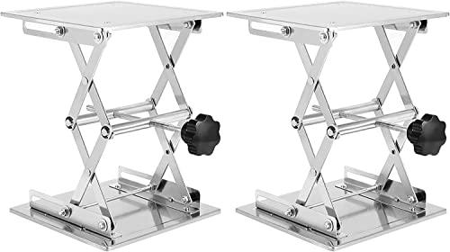 JOIKIT Stainless Steel Lab Scissor Jack - 2 Pack