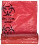 Red 3 Gallon Infectious Waste Bags, 20/Roll