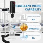 LCD Digital Electric Overhead Stirrer Mixer 40L