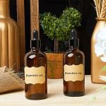 Lallisa 48 Amber Glass Dropper Bottles Set