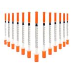 30 Pack Disposable Insulin Syringes with Needles