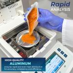 Aluminum Sample Pans for Moisture Analyzers - 50 Pack