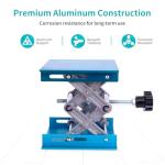 8-inch Lab Jack Stand with Anodized Aluminum Deck