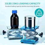 8-inch Lab Jack Stand with Anodized Aluminum Deck