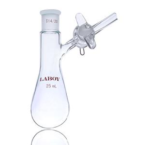 25mL Schlenk Flask with Stopcock for Air-Free Chemistry