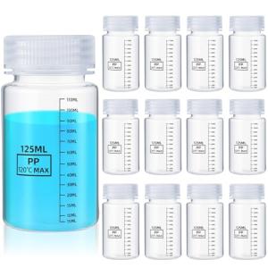 Tatuo 12-Pack 4oz Plastic Sample Bottles