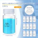 Tatuo 12-Pack 4oz Plastic Sample Bottles