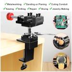 360° Rotating Mini Bench Vise with Quick-Release