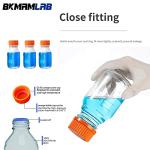 BKMAMLAB 250ml Borosilicate Media Storage Bottles