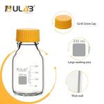 500ml Borosilicate Glass Media Storage Bottles - Pack of 6