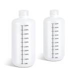16oz Airtight Plastic Bottles for Lab Liquids
