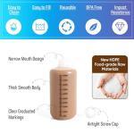 16oz Airtight Plastic Bottles for Lab Liquids