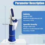AMTAST Salinity Refractometer for Saltwater Aquariums