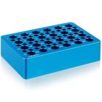 Dual Size Aluminum PCR Tube Cooler with Base