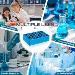 Dual Size Aluminum PCR Tube Cooler with Base