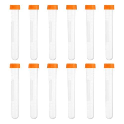 15ML Centrifuge Tubes with Screw Caps, 30 Pcs