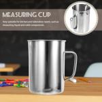 Hemobllo 1000ml Stainless Steel Graduated Beaker