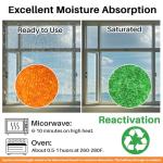 Orange Silica Desiccant Beads 430G - Reusable Drying