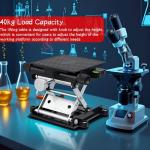 Mini Lab Jack Stand - Adjustable Aluminum Lift