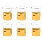 ULAB 200ml Borosilicate Glass Beaker Set, 6 Pack