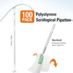 Polystyrene Serological Pipettes 2ml, Pack of 100