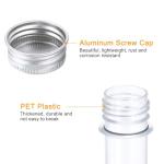 PATIKIL 60-Pack 45ml Plastic Test Tubes with Caps