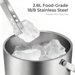 Stainless Steel Insulated Ice Bucket with Accessories