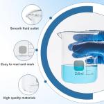 Borosilicate Glass Measuring Beaker Set - 50ml, 100ml, 250ml