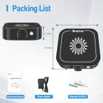 WEST TUNE Magnetic Stirrer with LED Light, 3000rpm