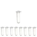 300 Pack 4ML Plastic Microcentrifuge Tubes with Lids