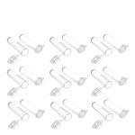 300 Pack 4ML Plastic Microcentrifuge Tubes with Lids