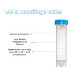 50ml Sterile Conical Centrifuge Tubes, Pack of 25