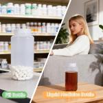 32 oz Airtight Plastic Lab Bottles with Lids