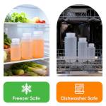 32 oz Airtight Plastic Lab Bottles with Lids