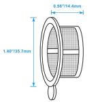 50PCS 100µm Cell Strainer Nylon Mesh Filters