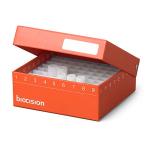 Biocision TruCool Orange Hinged Cryobox - 50 Pack