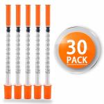 1ML Syringe with 30G Needle - 30 Pack