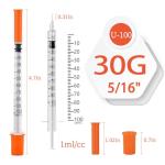 1ML Syringe with 30G Needle - 30 Pack
