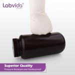 Amber HDPE Reagent Bottles, 60ml, 12 Pack