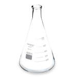 Cole-Parmer 4000mL Laboratory Glass Erlenmeyer Flask