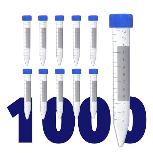 15mL Conical Centrifuge Tubes with Screw Caps