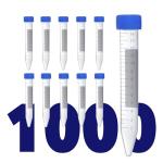 15mL Conical Centrifuge Tubes with Screw Caps