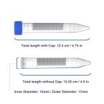15mL Conical Centrifuge Tubes with Screw Caps